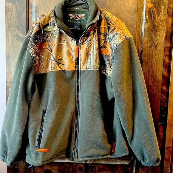 Trail Crest men’s camo fleece jacket- large - Picture 1 of 8